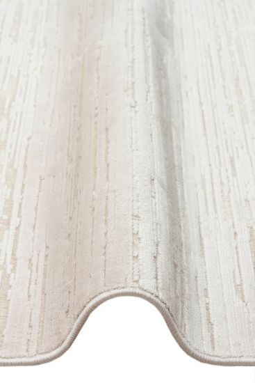 Mizan85 Cream Patterned Area Rug