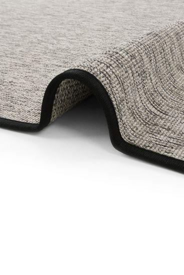Sisal85 Grey Modern Plain Living Room Rug