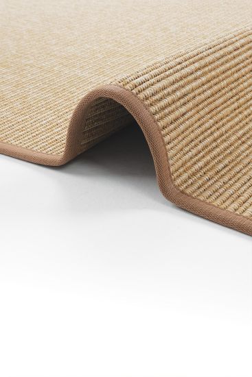 Sisal85 Beige Plain Living Room Rug