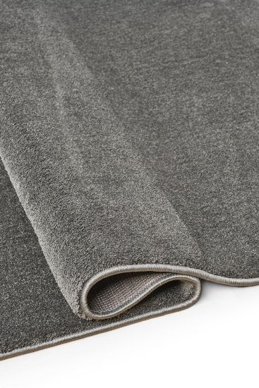 Manifest85 Charcoal Grey Plain Area Rug
