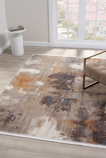 Emirgan85 Multicolour Distressed Area Rug