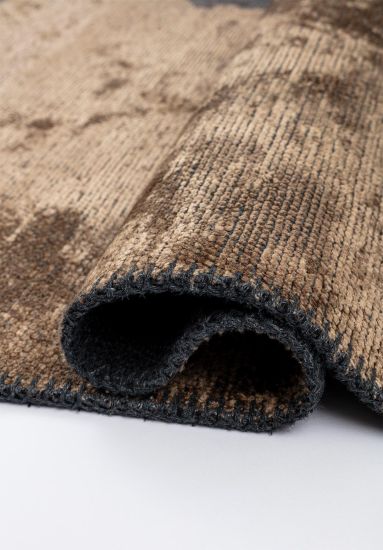 Croftweave Abstract Grey & Brown Outdoor Rug