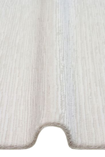 Poem85 Cream Plain Area Rug