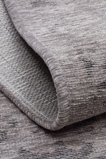 Azelia85 Grey Cream Modern Floral Bedroom Rug