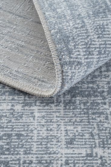 Maidan85 Blue Distressed Bedroom Rug