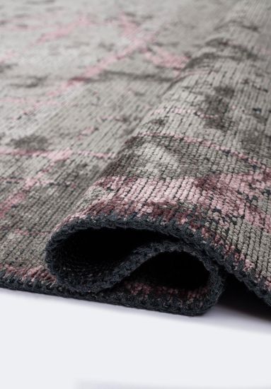 Shamrock Grey & Pink Abstract Indoor Outdoor Rug