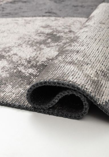 Effloresce Grey & Cream Abstract Area Rug