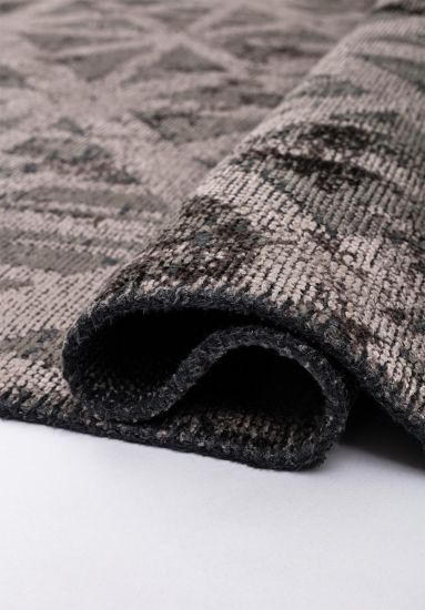 Grey & Brown Aurora Geometric Living Room Rug