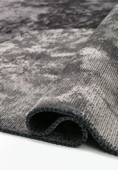 Lucidity Grey Abstract Modern Area Rug