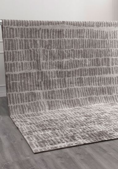Grey Fortune Abstract Indoor Outdoor Rug