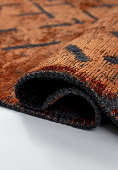 Indoor Brown Jubliant Geometric Rug