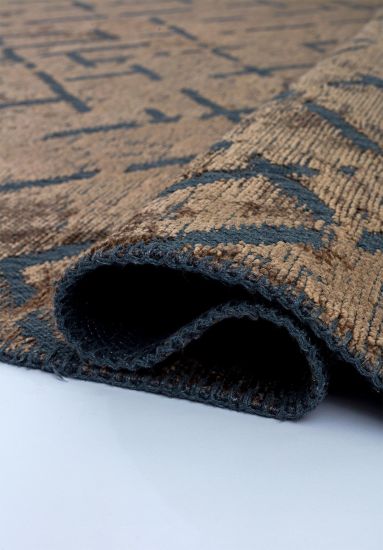 Jubilant Brown Grey Geometric Outdoor Rug