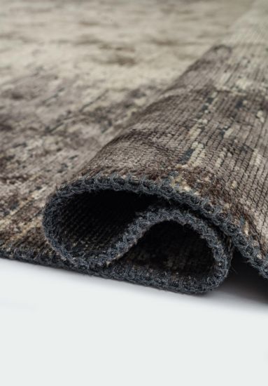 Nirvana Grey & Brown Abstract Indoor Outdoor Rug