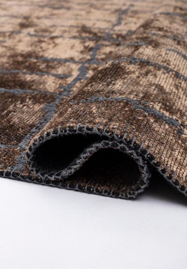 Istanbul Brown Abstract Outdoor Rug