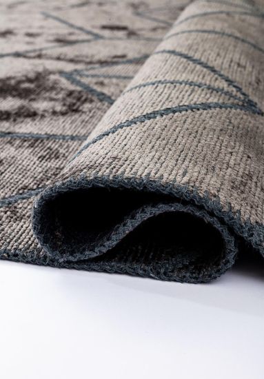 Reverie Brown Geometric Outdoor Rug