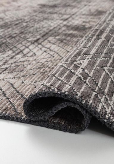 Geometric Grey Jubilant Modern Rug