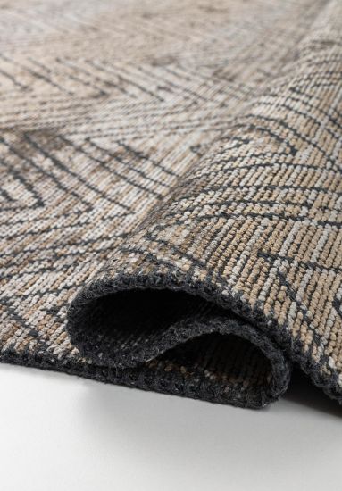 Jubilee Brown Geometric Outdoor Rug