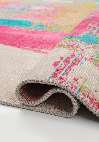 Celestial Multicolour Abstract Living Room Rug
