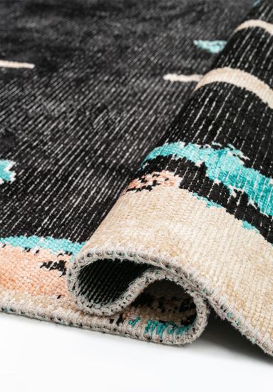 Serenity Grey & Brown Abstract Modern Rug