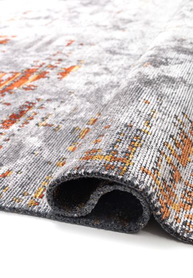 Gleam Grey Abstract Modern Rug