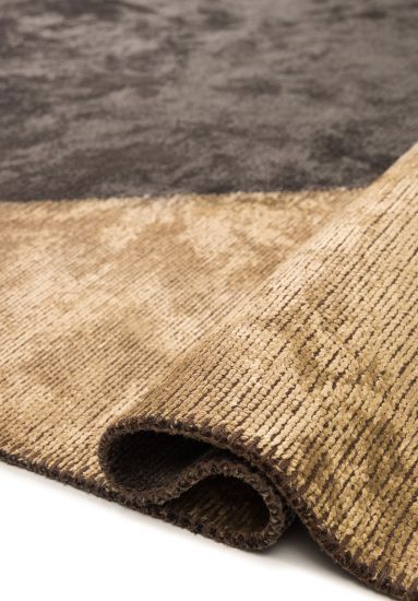 Stunning Brown Abstract Outdoor Rug