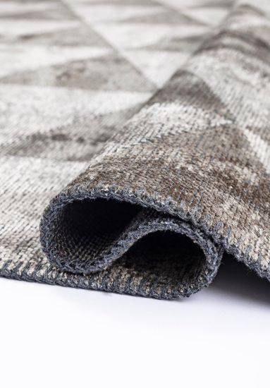 Dazzle Brown & Grey Abstract Outdoor Rug