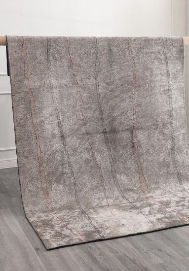 Abstract Grey Dazzler Living Room Rug