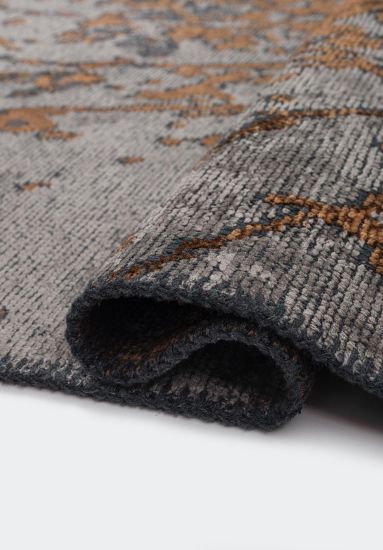 Entangle Grey & Brown Abstract Area Rug