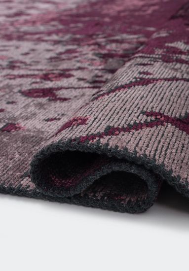 Entangle Red Abstract Living Room Rug