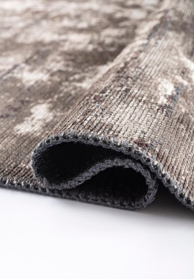 Cascade Grey Abstract Living Room Rug