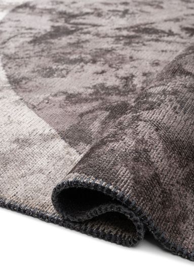 Vivify Grey Abstract Area Rug