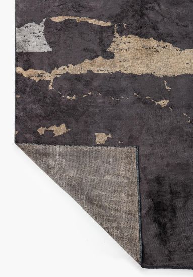 Entwine Grey & Beige Abstract Modern Rug