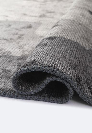 Equinoxo Grey & Cream Abstract Modern Rug