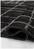 Charcoal Black Abstract Outdoor Rug