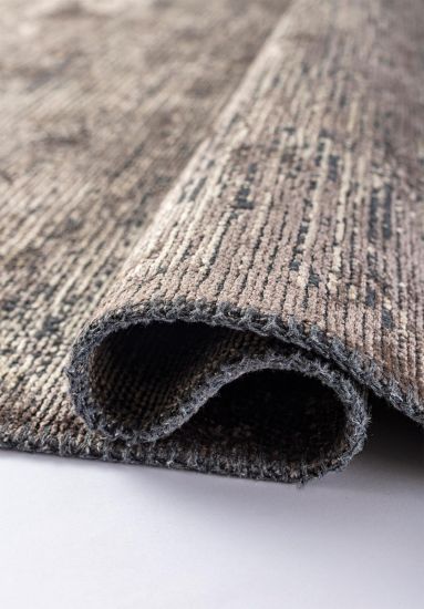 Cresta Grey & Brown Abstract Area Rug