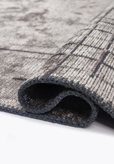 Fiesta Grey Abstract Living Room Rug