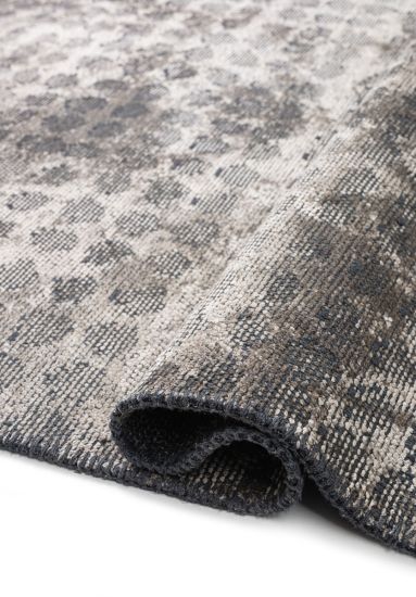 Abstract Flinch Grey Beige Modern Area Rug