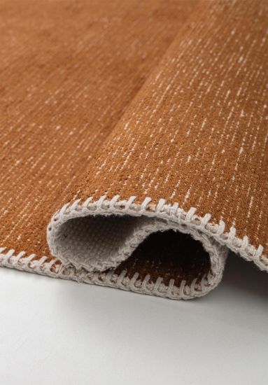 Fresco Brown Plain Modern Rug
