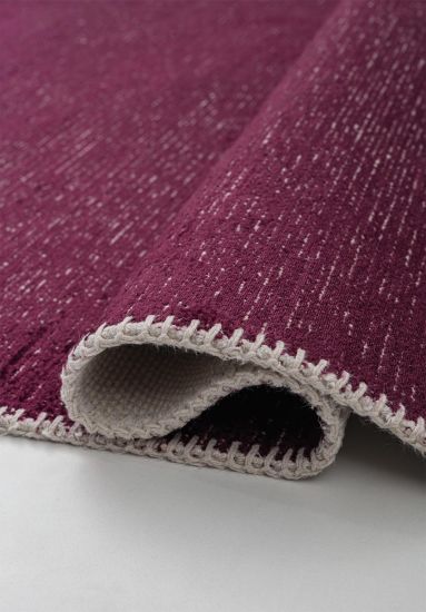 Fresco Plain Red Modern Rug