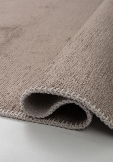 Plain Fresco Brown Outdoor Area Rug