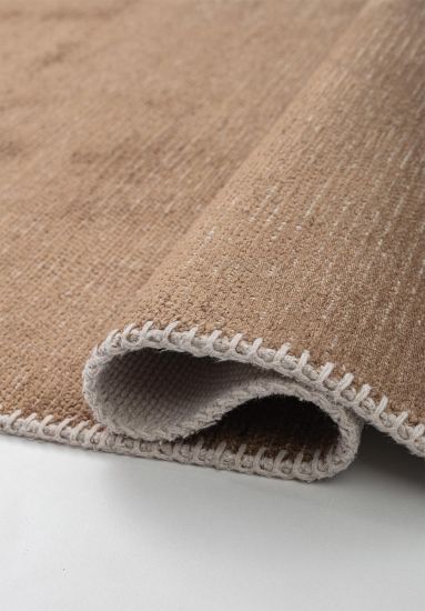Outdoor Brown Fresco Plain Rug