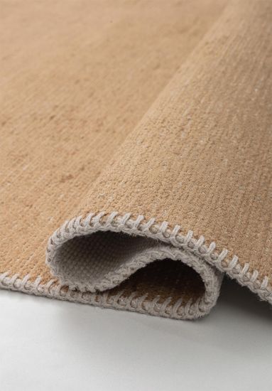 Beige Plain Fresco Modern Rug