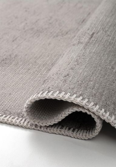 Fresco Grey Plain Indoor Rug