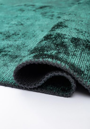 Green Fairytale Abstract Living Room Rug