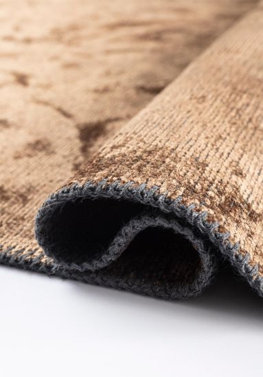 Fairytale Brown Abstract Modern Bedroom Rug