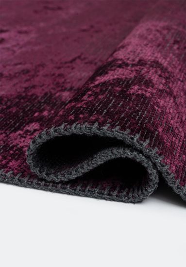 Red Fairytale Abstract Modern Bedroom Rug