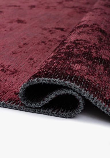 Red Fairytale Abstract Modern Area Rug