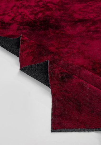 Abstract Fairytale Red Modern Rug