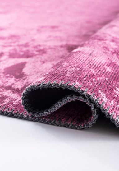 Pink Abstract Fairytale Bedroom Rug