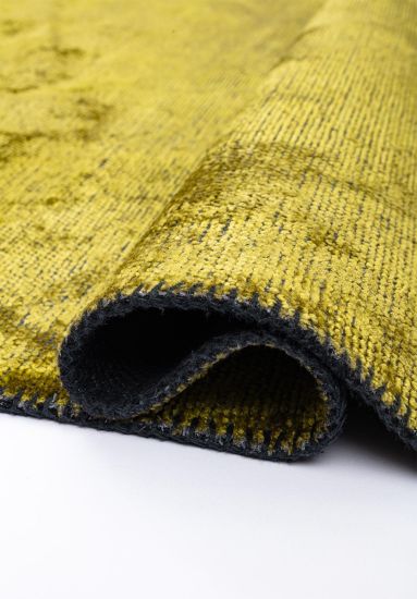 Fairytale Green Yellow Abstract Modern Rug